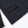 Woman Spring Street Style Solid Pockets Long Sleeves Double Breasted Blazers Female Turn-Down Collar Coats