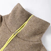 Spring Contrast Knitted Cardigan Jackets For Women Elegant Long Sleeve Pockets Zipper Sweater Street Lady Chic Outwear