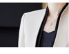 Apricot Suits Women Autumn Temperament Business Formal Blazer And Skirt Sets Office Ladies Work Wear Black
