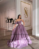 Charming Pleats Prom Dress for Women Rhinestones A-line One Shoulder Illusion Vestidos de Noche Party Customized