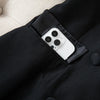Lengthen Black Blazers Women Elegant Temperament Double-Breasted Suit Jacket Korean Chic Office Lady OL Lapel Outerwear
