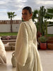 Boho Vacation Kaftan Dress For Women Long Sleeved Dress With Belt Elegant Conservative Gowns Women's Clothes