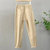 2026New Korean High Waist Denim pants Women's Autumn Casual Loose Khaki Harun pants Female Trousers Ladies