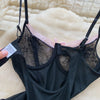 Women's Sexy Dress Lace Bow Decoration Design Slim Sexy Comfortable Dress Party Hotsweet Mini Dress