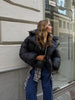 Winter Warm Puffer Jackets Women's Loose Parkas Coat Hooded Bread Jacket Outwear Cotton-padded Solid Quilted Jacket