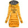 Customized Women Sweater Dress Long Sleeve Hoodie Dress Autumn Winter Casual Slim Sweater Hoodies Dress