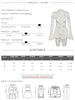 Irregular Hem Dress Women Tierred Y2K Flare Sleeve V-Neck Bandage Stretch Elegant Birthday Party Chic Hipster Bodycon