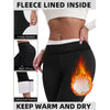Ultra-Thick Lambswool Warm Leggings Woman Lift Hips High Waist Slim Wide Leg Tights Female Winter Thermal Black Flared Pants