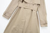 Women's Autumn Slim Trench Coats Solid Turn-Down Collar Long Sleeves Belt Decoration Double Breasted Female Coats