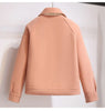 Women's Short Spring and Autumn Korean Loose Tweed Coat Retro Jacket