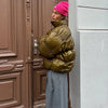 Stand Collar Layered Zipper Cotton Jacket Woman Loose Solid Color Long Sleeves Casual Coat Versatile Street Women's Warm Jackets