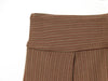 Women Wide Leg Pants Retro Dark Color Pleated Trousers High Waist Casual Work Office Straight Pants