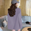 Spring Autumn Style Commuter Suit Women Long Sleeved Casual Loose Solid Color Suit Jacket Clothes Top