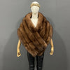 Woman Real Fox Fur Shawl Vest Jacket Fluffy Fur Cape Natural Fur Poncho Fur Lady Scarf Wrap Coat Shawl Wedding Party Clothing
