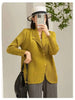 Pleated Blazers For Women Spring Lapel Single Breasted Long Sleeves Coat Female Coat 2DA3117