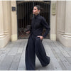 Chic Stand Collar Military Jacket Women Full Sleeve V-neck Single Breasted Short Jackets Lady Spring Commute Coat