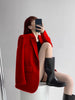 Black Blazer for Women Korean Sping Loose Office Wear Lady Casual Blazers Long Sleeve Single Button Outerwears