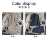 Apricot Plaid Pant Suits for Women Blazer British Style Capable Professional Clothing OL Clothes Suit Pants