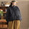 Women Ultralight White Duck Down Jacket Over Size Loose Casual Autumn Winter Outwear Vintage Coat