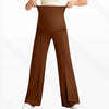 Plus Size Maternity Straight Pants Autumn Winter High Waist Pregnant Women Wide-leg Pants Outer Wear Premama Loose Trousers
