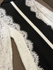 High Street Designer Jacket Women's Stylish Color Block Lace Patchwork Blazer