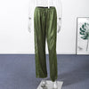Loose Fit Lace Pants Women's Elastic High Waist Lounge Trousers Spring Lady Bohemian Casual Bottoms