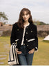Wool Coat for Women Winter Korean Retro Lace Splicing Lamb Wool Button Pockets Thickened Warm Female Coat MXB43W0720