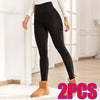 Winter Leggings Women Thick Velvet Black Warm Leggings Women Stretch High Waist Prevent Cold Warm Pants