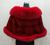 White Fur Shawl Jacket Women's Autumn Winter Faux Mink Fox Fur Dress Cheongsam Cloak Coats Thicken Warm Short Outwear