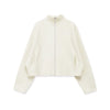 Casual Solid Loose Knit Coat Women All-match Lapel Zippers Full Sleeve Lady Coats Female Autumn Winter Lady Outwears