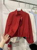 Women's Short Jacket Spring Autumn Korean Version Stand-up Collar Ladies Coat Loose Casual Female Overcoat