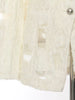 Beige Jacquard Perspective Big Size Elegant Blazer Women V-neck Long Sleeve Jacket Spring Autumn 1DH7169