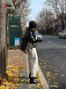 Women Casual Loose Pockets Woolen Suit Pants Autumn Winter High Waist Thicken Korean Ladies Solid Harem Trousers WP49