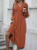 Dresses Woman Fall and Winter: Off-Shoulder Lantern Sleeve Pleated Long Dress Tops Skirts Y2k Clothes