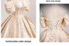 Champagne French Engagement Toast Dress, Bride's Evening Gown, Women's One Shoulder Coming of Age Princess Dress