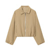 Mujer Women's Bomber Jacket Zip Puffed Varsity Jackets for Women Cropped Demi-season Jacket for Women Coats Outerwears
