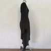 Gothic Grunge Punk Mini Dress for Women Batwing Long Sleeve Slim V-Neck Lace-Up Dresses Y2K Harajuku Party Bodycon Dress
