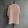 Spring Pleated Single Breasted Cardigan Coat For Women Casual Elastic Loose Mid-Length Coat 2DB5482