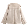 Fall/Winter Women's ZW Series Double-Sided Collar Oversized Long-Sleeve Jacket Warm Coat 3548246