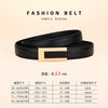 Genuine Leather Belt for Women; Cowhide Waist Belt; Versatile Smooth Buckle; Dress Decoration Belt for