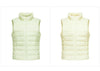 Women Down Vest Thermal Warmth Lightweight 90 Percent Down Fill Slim Fit Stand Collar Layering Solid Color