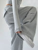 Harajuku Wide Leg Sweatpants Women Streetwear Baggy Oversize Gray Sports Pants Woman Drawstring Casual Joggers Trousers