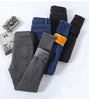 Skinny Women's Warm Jeans Winter Thicken Fleece Stretch High Waist Pencil Pants Korean Black Blue Gray Velvet Leggings