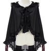 Lolita Chiffon Open Front Wraps Poncho Soft Coat Capes Girls Sweet Hood Covers Sweet Ruffle Shawl Cape Sun Protective For Women