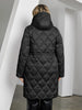 Women's Winter Jacket Plus Size Women Parka Long Thick Bio Down Jackets Hooded Diamond Quilted Coat Female Clothing