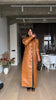 Brown Croc Embossed Faux Leather Long Trench Coat Lapel Single Breasted Straight Long Front Pockets Women Vintage Autumn Winter