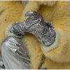 Faux Fur Women's Coat Turn down Collar Long Sleeve Button Pocket Soft Overcoat Thick Warm Winter Outerwear for Ladies