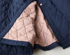 Oversized Quilted Cotton Jacket Women - Long Thin Casual Coat, Loose Fit Solid Color Full Sleeve, Versatile Commuting Wear Z367