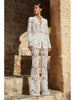 High Street Designer Runway Suit Set Women's Single Button Guipure Lace Sequined Blazer Pants Suit