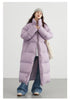 Women Down Coats Long Thick Warm Down Jackets Overcoat White Duck Down Loose Casual Jacket Autumn Winter